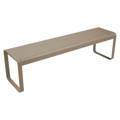 Bellevie Bank L 161 cm - 4-Sitzer - Fermob beige en metall