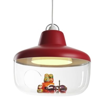 Favourite things Pendelleuchte / Vitrine - ENOstudio rot en plastikmaterial