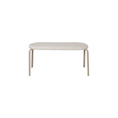 Gepolsterte Bank Oda textil beige / L 110 cm - BROSTE COPENHAGEN beige en textil
