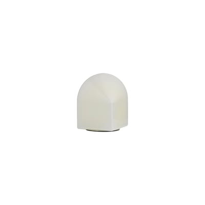 Parade LED Tischleuchte / H 16 cm - Glas - Hay weiß en glas