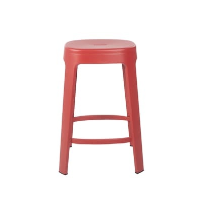 Ombra Counter Barhocker / H 65 cm - RS BARCELONA rot en metall