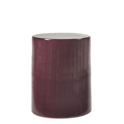 Pawn Beistelltisch / Ø 37 x H 46 cm - Glasierte Terrakotta - Serax violett en keramik
