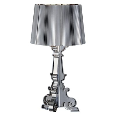 Kartell-Bourgie Lampe, Silber