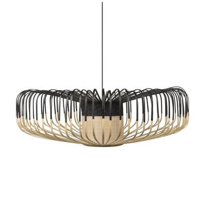 Forestier Bamboo up XXL Pendellampe weiß/natur