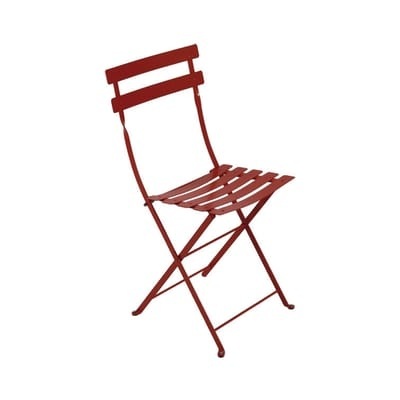 Bistro Klappstuhl Metall - Fermob rot en metall