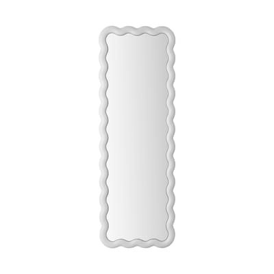 Spiegel leuchtend Illu LED plastikmaterial weiß / L 55 x H 165 cm - Normann Copenhagen weiß en plastikmaterial