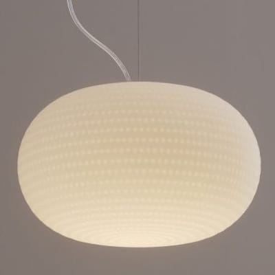 Bianca LED Pendelleuchte - Fontana Arte weiß en glas