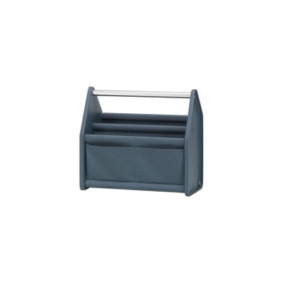 Locker Box SMALL Korb / Büro-Ordnungshelfer - Stoff / L 36,5 cm - Vitra blau en textil