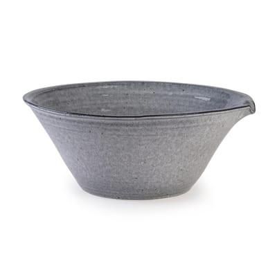 Salatschüssel / Ø 28 x H 11 cm - Steinzeug gesprenkelt - Au Printemps Paris grau en keramik