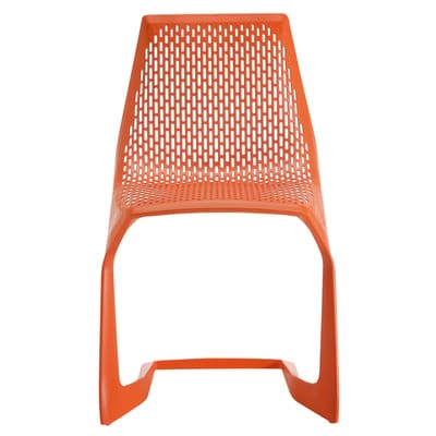 Myto Stapelbarer Stuhl - Plank orange en plastikmaterial