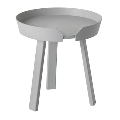 Around Couchtisch Klein Ø 45 cm x H 46 cm - Muuto grau en holz