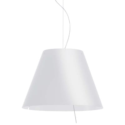 Grande Costanza Pendelleuchte - Luceplan weiß en plastikmaterial
