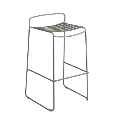 Surprising Barhocker / Metall - H 78 cm - Fermob grün en metall