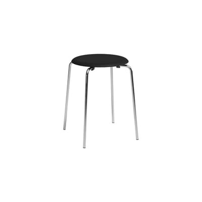 Stappelbarer Hocker Dot holz schwarz / Arne Jacobsen, 1954 - Fritz Hansen schwarz en holz