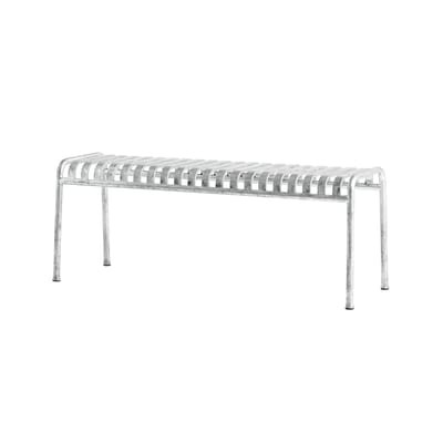 Palissade Bank / L 120 cm - R u. E Bouroullec - Hay grau/metall en metall