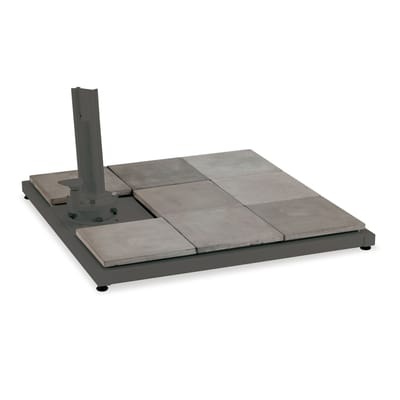Ständer für Ampelschirme für „Easy Shadow“ & „Pagoda“ - Vlaemynck grau en metall/stein