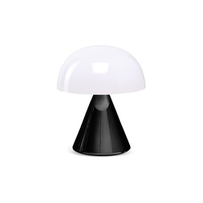 Mina Mini Lampe ohne Kabel / LED - H 8,3 cm / INDOOR - Lexon schwarz en metall/plastikmaterial