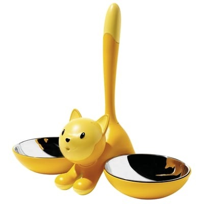 Alessi-Tigrito Katzennapf, Gelb