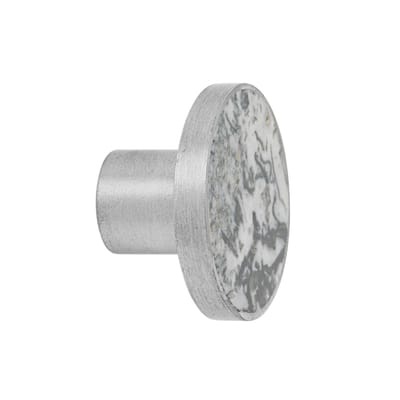 Pierre Wandhaken / Griff - Ø 4 cm - Ferm Living weiß/grün en stein