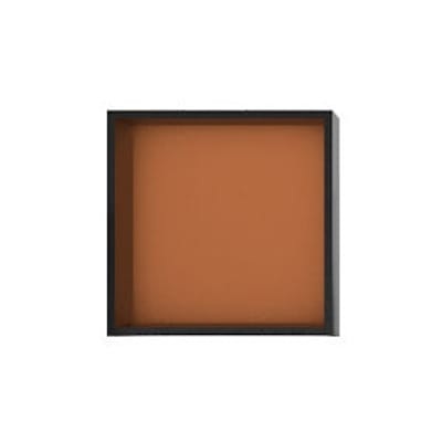 Regal L'Aéropostale holz schwarz kupfer / quadratisch - 35 x 35 cm - Ibride schwarz en holz