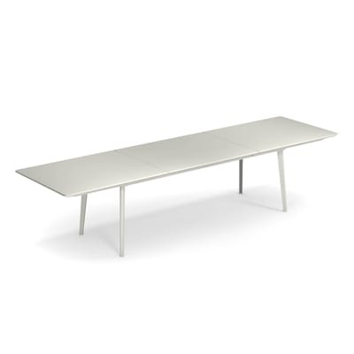 Plus4 Ausziehtisch / Stahl - 220 bis 330 cm - Emu weiß en metall