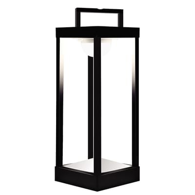 La Lampe Parc L Solarlampe LED / kabellos - H 50 cm - Maiori schwarz en metall/glas