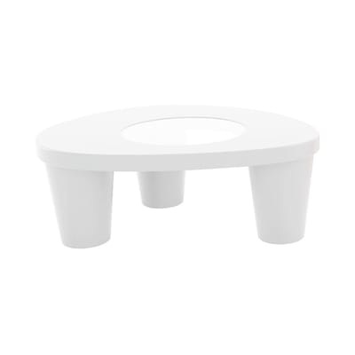 Slide design - Couchtisch Low Lita Table Weiss - Weiss