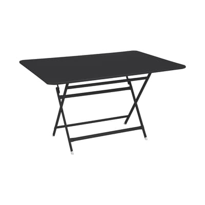 Caractère Klapptisch / 128 x 90 cm - 6 Personen / Metall - Fermob grau/schwarz en metall