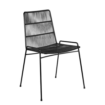 Abaco Stapelbarer Stuhl / Fäden PVC - Serax schwarz en plastikmaterial