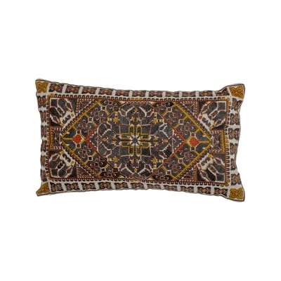 Emalie Kissen / 60 x 35 cm - Gestickte Muster - Bloomingville bunt en textil