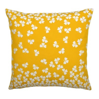 Trèfle Outdoor-Kissen / 44 x 44 cm - Fermob gelb en textil
