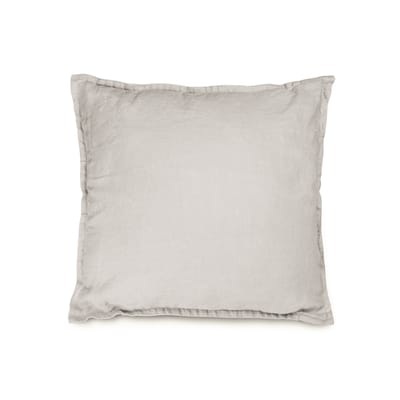 Kissen / 40 x 40 cm - Leinen gewaschen - Au Printemps Paris beige en textil