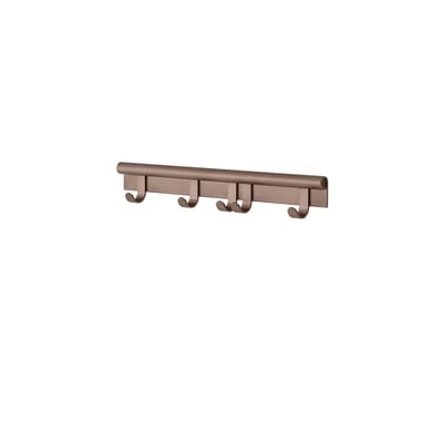 Coil Wandgarderobe / L 60 cm - Metall - Muuto rosa en metall