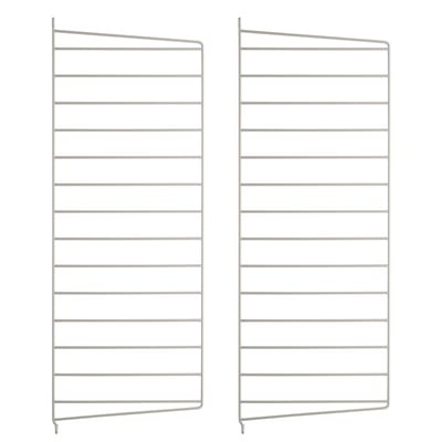 String® System Wandhalterung / H 75 x T 30 cm - 2er-Set - String Furniture beige en metall