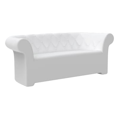 Sirchester Sofa - Serralunga weiß en plastikmaterial