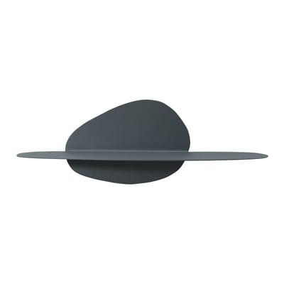 Regal Surface Small metall grau / L 60 cm - Metall - Bibelo grau en metall