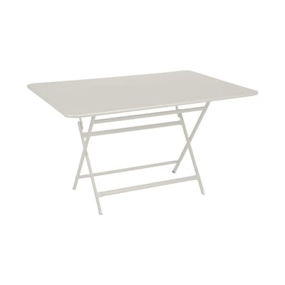 Caractère Klapptisch / 128 x 90 cm - 6 Personen / Metall - Fermob grau en metall