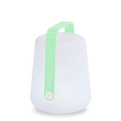 Balad Small LED Lampe ohne Kabel / H 25 cm - Aufladbar über USB - Fermob grün en plastikmaterial