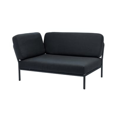 Level Sofa modulierbar / Eckmodul links - L 140 cm / Stoff - Houe grau en textil