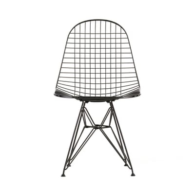 Wire Chair DKR Stuhl / By Charles & Ray Eames, 1951 - Vitra schwarz en metall