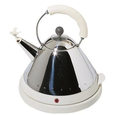 Alessi-Wasserkocher 1,5 l, elektrisch, weiß