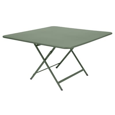 Caractère Klapptisch / 128 x 128 cm - Fermob grün en metall