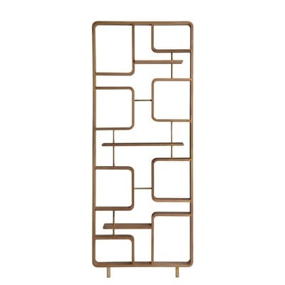 Claustra Zwischenwand / Regal - Holz - L 90 x H 240 cm - RED Edition holz natur en holz