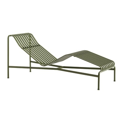 Palissade Sonnenliege / R und E Bouroullec - Stahl - Hay grün en metall