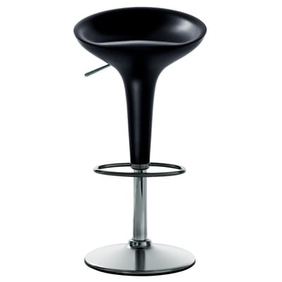 Bombo Höhenverstellbarer Barhocker - Magis grau/schwarz en metall/plastikmaterial