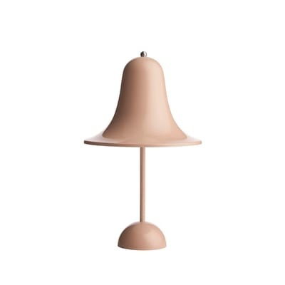 Pantop Portable Lampe ohne Kabel / Verner Panton (1980) - Verpan rosa en plastikmaterial