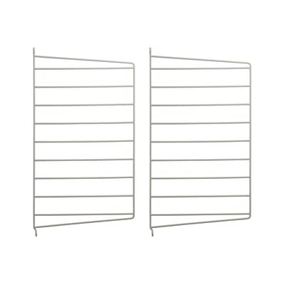 String® System Wandhalterung / H 50 x T 30 cm - 2er-Set - String Furniture beige en metall