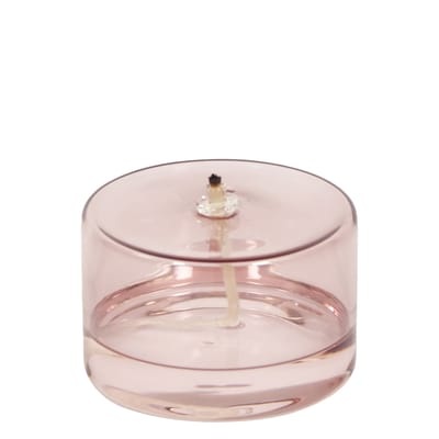 Olie Öllampe / Ø 10 cm x H 6,5 cm - ENOstudio rosa en glas