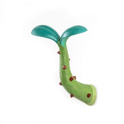Sprout Small Wandhaken / H 18 cm - Kunstharz - Seletti bunt/grün en plastikmaterial