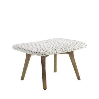 Collection Knit - repose-pied Fußstütze / Hocker - Synthetikfaden - Ethimo beige en textil/holz